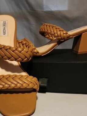 Steve Madden Women's Tan Braided Heeled Sandals